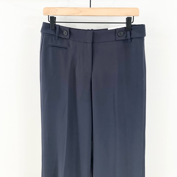 NWT Loft Kate Classic Wide Leg Pants Navy Size 4 - Picture 4 of 8